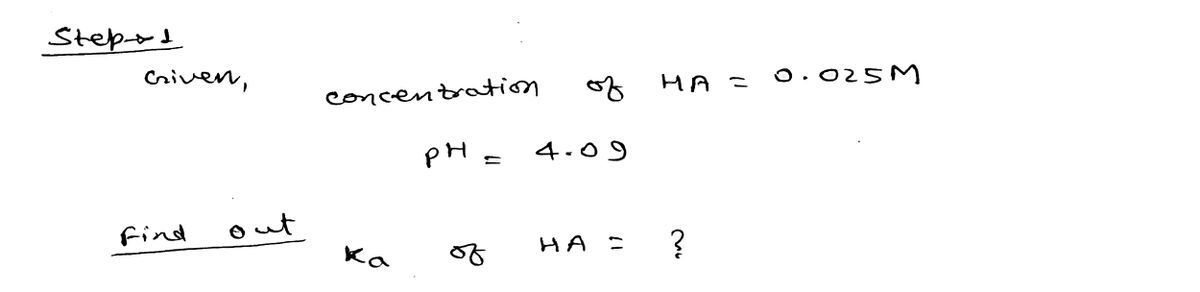 Chemistry homework question answer, step 1, image 1